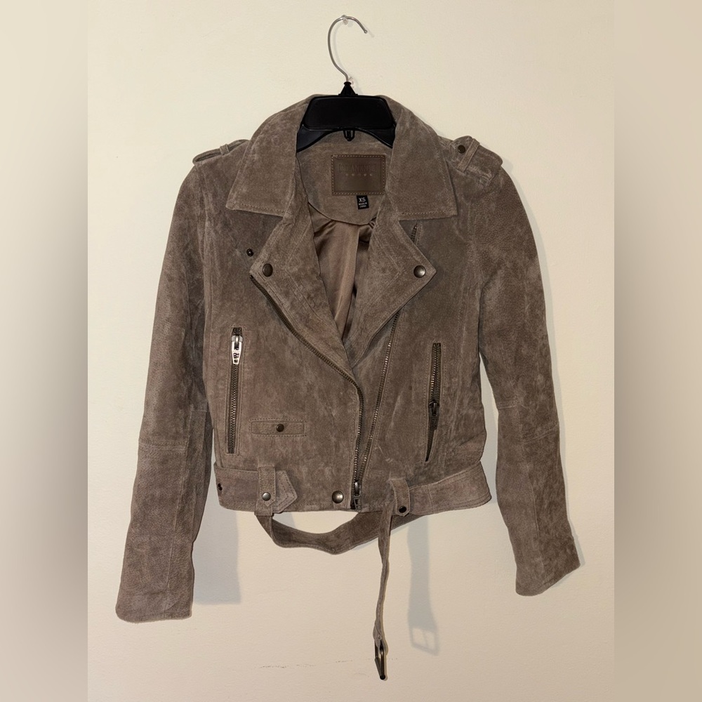 Blank NYC Leather Suede Moto Jacket Size XS